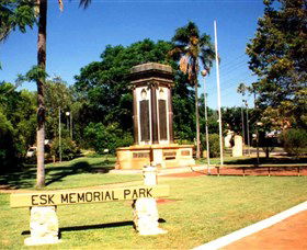 Esk War Memorial And Esk Memorial Park - Accommodation in Surfers Paradise 0