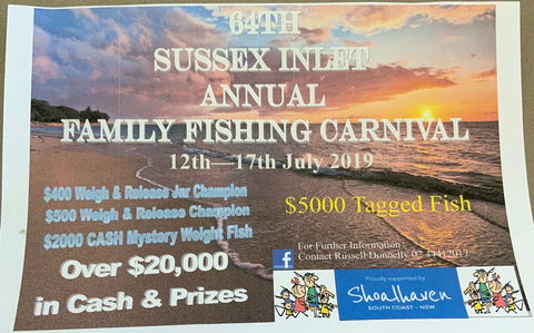 The Sussex Inlet Annual Family Fishing Carnival - Accommodation in Surfers Paradise 0