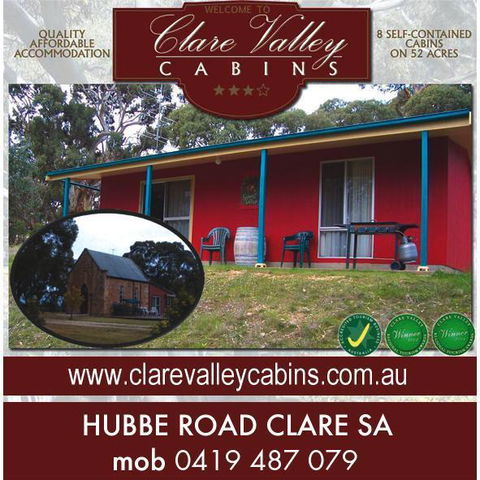 Clare Valley Cabins - Accommodation in Surfers Paradise 36