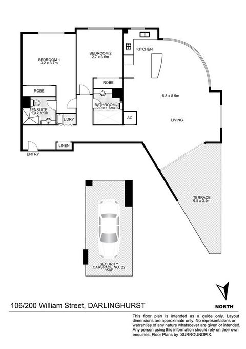Lower Bridge And Sails - Executive 2BR Darlinghurst Apartment With Balcony And Rooftop Views - Accommodation in Surfers Paradise 15