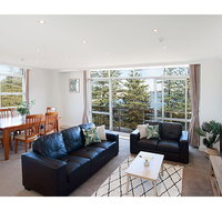 View Of Manly Pines And Waves From Large Apartment - Accommodation in Surfers Paradise