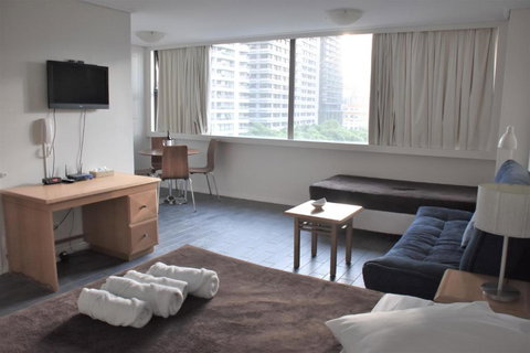 Accommodation Sydney CBD - Hyde Park Plaza Park View 38 College Street Studio Apartment - Accommodation in Surfers Paradise 0