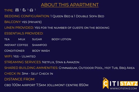Perfectly Located Modern Apartment - Canberra CBD - Accommodation in Surfers Paradise 2